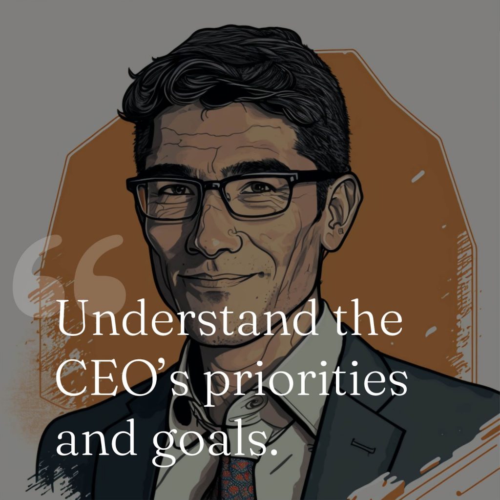 Marketing leaders: Understand the CEO's and company's goals