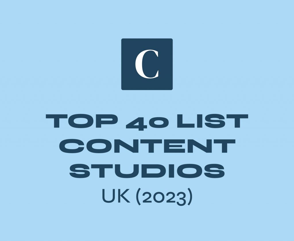 Top 40 B2B Content Studio List - United Kingdom