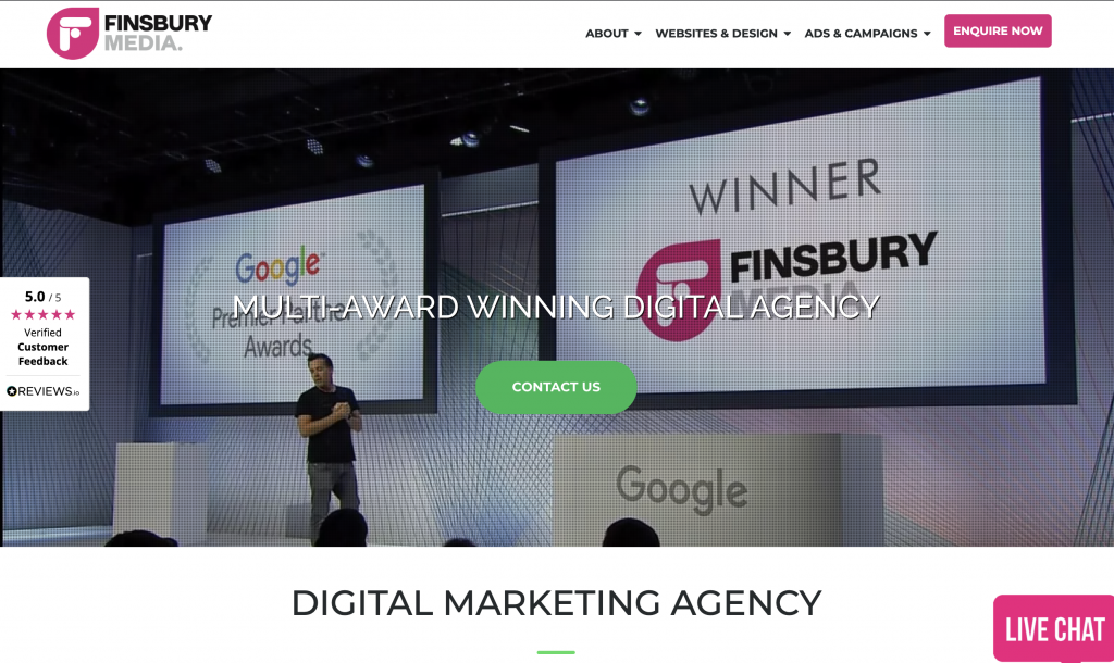 Finsbury - B2B content marketing studio/agency