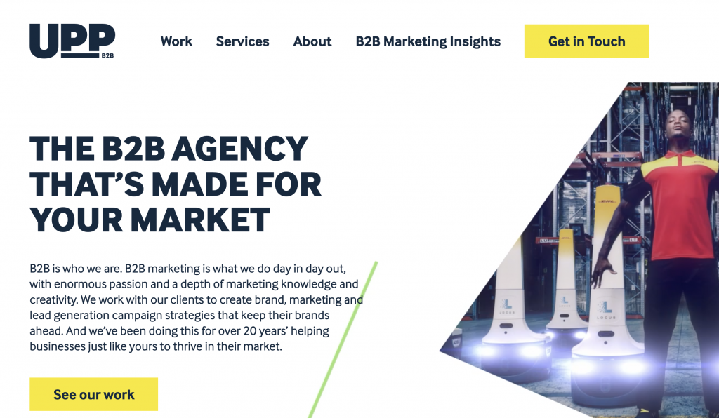 UPP - B2B content marketing studio/agency