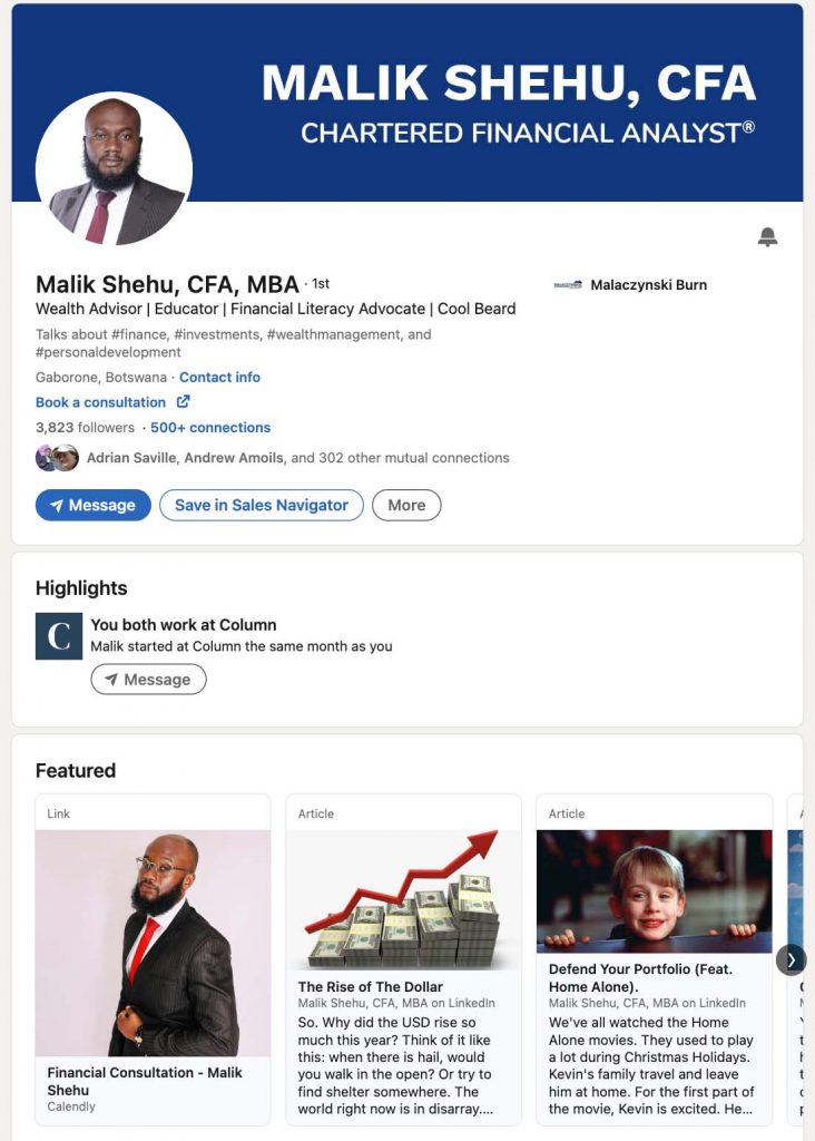 Profile screenshot - Malik (l)