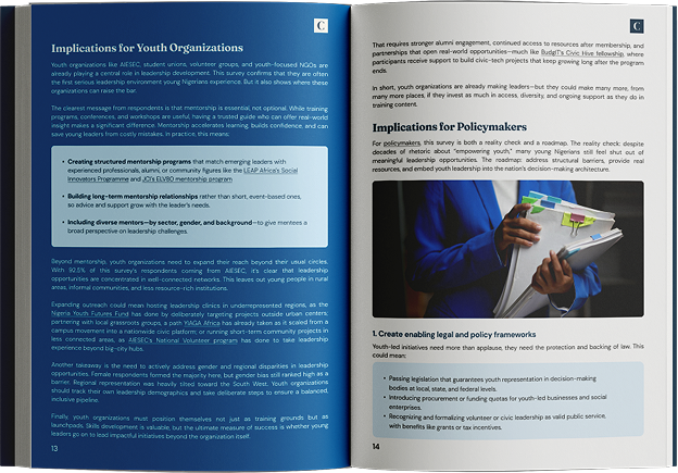 State of Youth Leadership in Nigeria 2025 Report