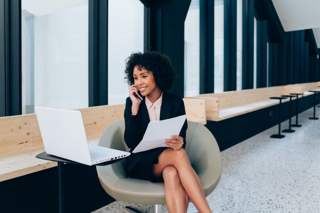 female corporate worker