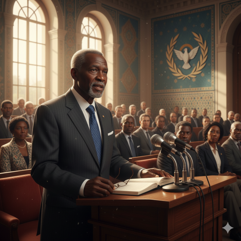 An old aged man in government