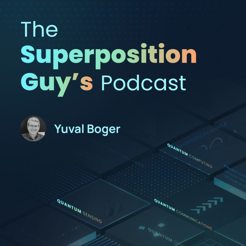 The Superposition Guy's quantum podcast art